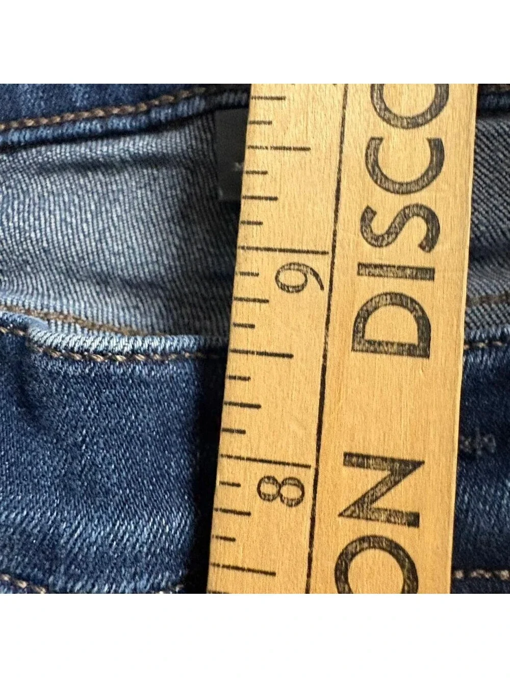 New York & Company Soho Bootcut Jeans Womens 8 Tall Blue Denim Stretch
